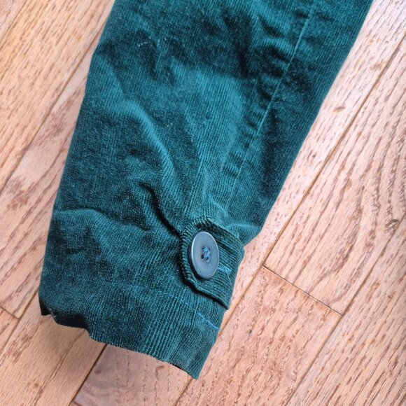 Green Corduroy Belted Jacket • Size 38 (S/M Fit) • Fully Lined - Picture 5 of 15